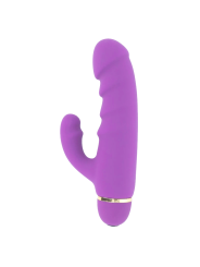 Vibratore Intense Crass 20 Velocita Silicone Lilla - INTENSE FUN - Vibratori Rabbit | erosidea.com