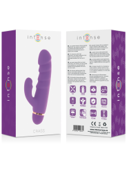 Vibratore Intense Crass 20 Velocita Silicone Lilla - INTENSE FUN - Vibratori Rabbit | erosidea.com