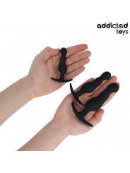 Addicted Toys - Set Di 3 Tappi Anali Modello 1 - Addicted Toys - Plug e Catene Anali | erosidea.com