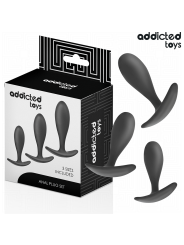 Addicted Toys - Set Di 3 Tappi Anali Modello 2 - Addicted Toys - Plug e Catene Anali | erosidea.com