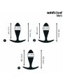 Addicted Toys - Set Di 3 Tappi Anali Modello 2 - Addicted Toys - Plug e Catene Anali | erosidea.com