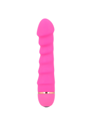 Vibratore Intense Sally 20 Velocita Silicone Rosa - INTENSE FUN - Vibratori | erosidea.com