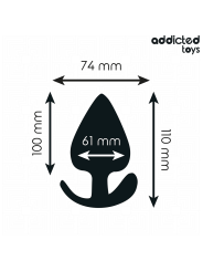 Addicted Toys - Tappo Anale Taglia Xxl 11 Cm - Addicted Toys - Plug e Catene Anali | erosidea.com