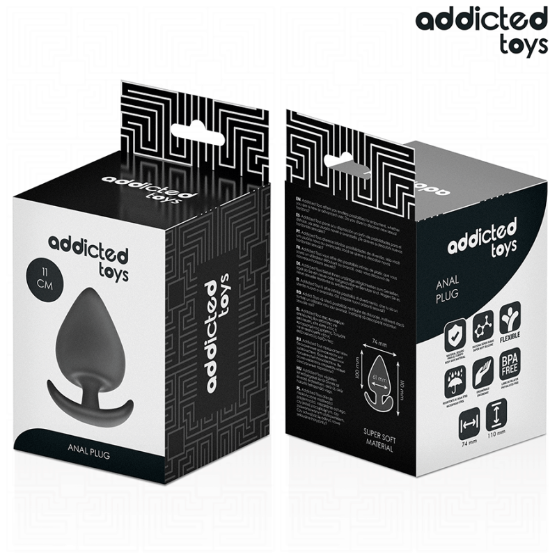 Addicted Toys - Tappo Anale Taglia Xxl 11 Cm - Addicted Toys - Plug e Catene Anali | erosidea.com