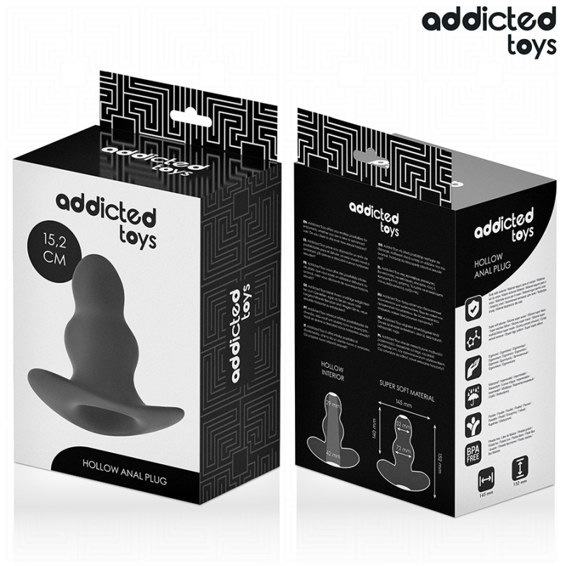 Addicted Toys - Tappo Anale Cavo Taglia Xxl 152 Cm - Addicted Toys - Plug e Catene Anali | erosidea.com