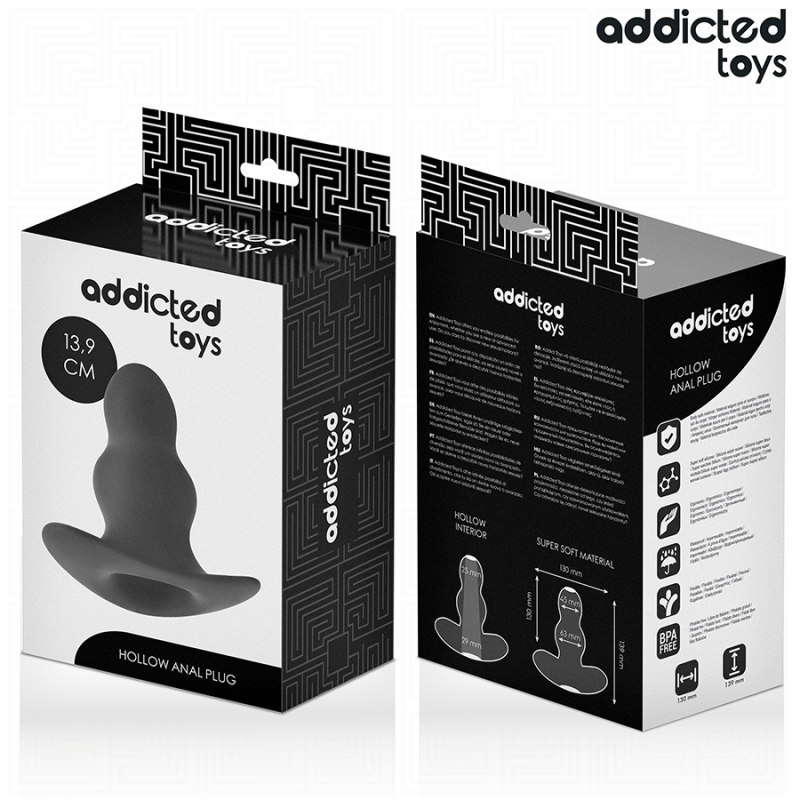 Addicted Toys - Tappo Anale Cavo Taglia Xl 139 Cm - Addicted Toys - Plug e Catene Anali | erosidea.com