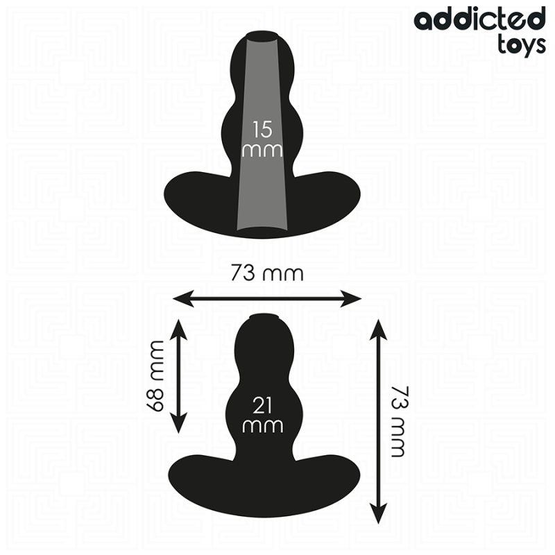 Addicted Toys - Tappo Anale Cavo Taglia S 73 Cm - Addicted Toys - Plug e Catene Anali | erosidea.com