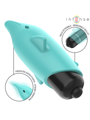 Intense - Echo Vibrante Bullet Delfino Blu 8 X 47 Cm - INTENSE FUN - Vibratori Mini | erosidea.com
