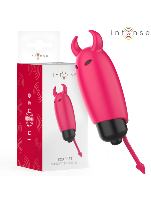 Intense - Bullet Vibrante Scarlatto Red Demon 93 X 24 Cm - INTENSE FUN - Vibratori Mini | erosidea.com
