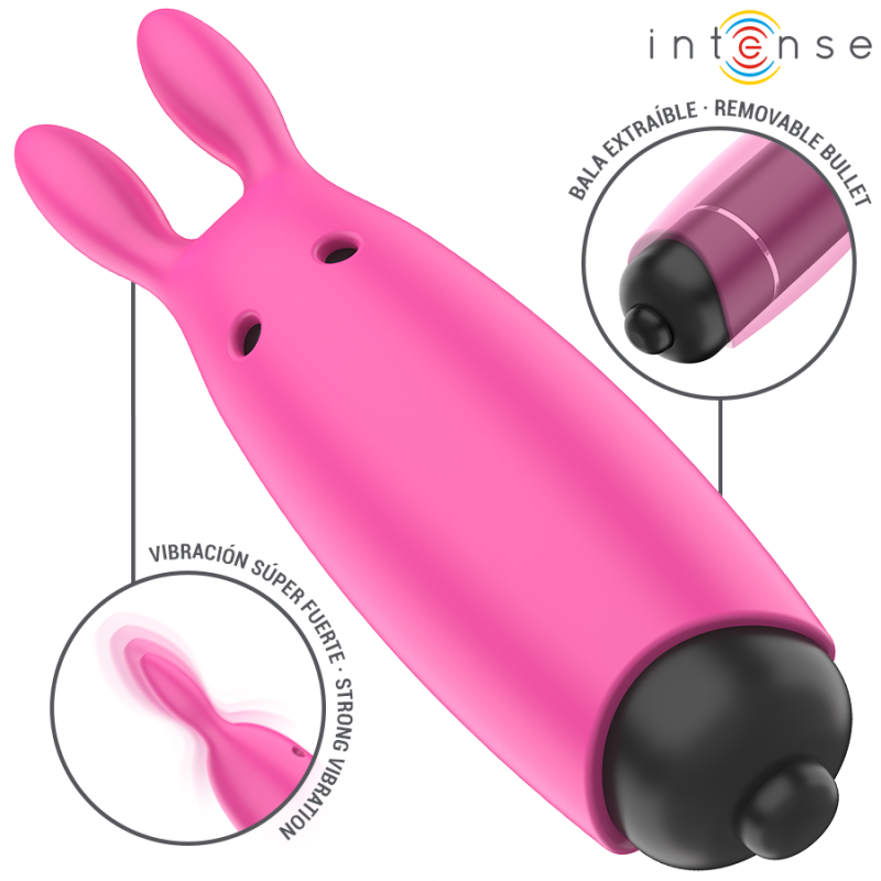 Intense - Hopper Rosa Vibrante Bullet 83 X 24 Cm - INTENSE FUN - Vibratori Mini | erosidea.com