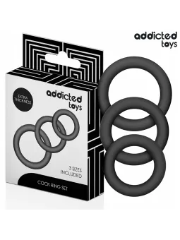 Addicted Toys - Set Di Anelli In Silicone Modello 1