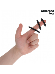Addicted Toys - Set Di Anelli In Silicone Modello 2 - Addicted Toys - Guaine e Prolunghe | erosidea.com