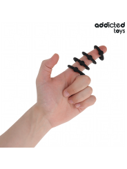 Addicted Toys - Set Di Anelli In Silicone A Pressione - Addicted Toys - Guaine e Prolunghe | erosidea.com