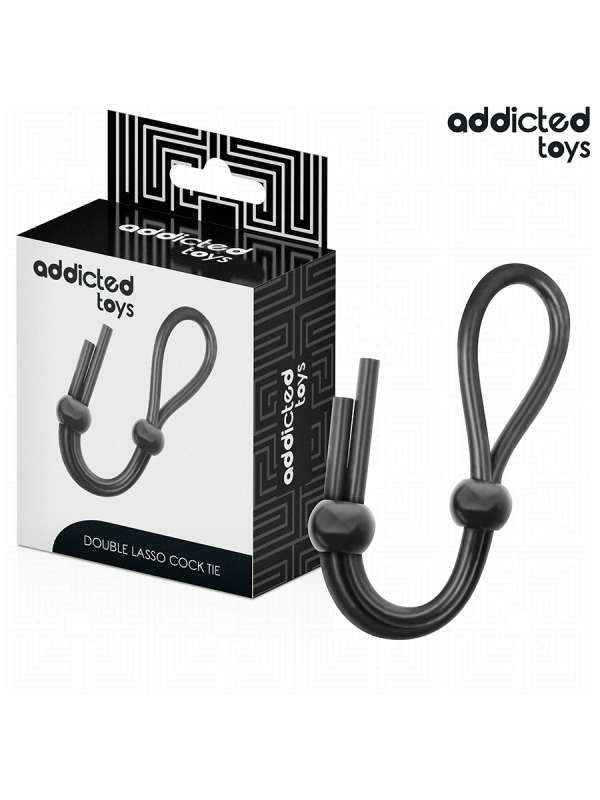 Addicted Toys - Corda In Silicone Per Il Pene A Doppio Anello - Addicted Toys - Guaine e Prolunghe | erosidea.com