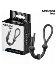 Addicted Toys - Corda In Silicone Per Il Pene A Triplo Anello - Addicted Toys - Guaine e Prolunghe | erosidea.com