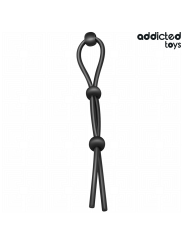 Addicted Toys - Corda In Silicone Per Il Pene A Triplo Anello - Addicted Toys - Guaine e Prolunghe | erosidea.com