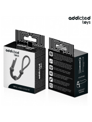 Addicted Toys - Corda In Silicone Per Il Pene A Triplo Anello - Addicted Toys - Guaine e Prolunghe | erosidea.com