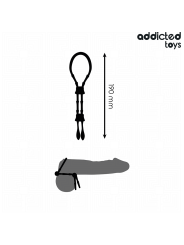 Addicted Toys - Corda In Silicone Regolabile Per Il Pene - Addicted Toys - Guaine e Prolunghe | erosidea.com
