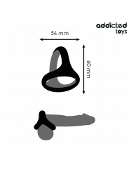 Addicted Toys - Anello Pene Triplo Spesso - Addicted Toys - Guaine e Prolunghe | erosidea.com