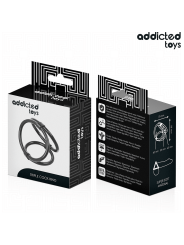 Addicted Toys - Anello Pene Triplo - Addicted Toys - Guaine e Prolunghe | erosidea.com