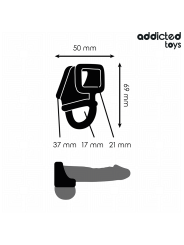 Addicted Toys - Anello Per Gabbia Pene - Addicted Toys - Guaine e Prolunghe | erosidea.com