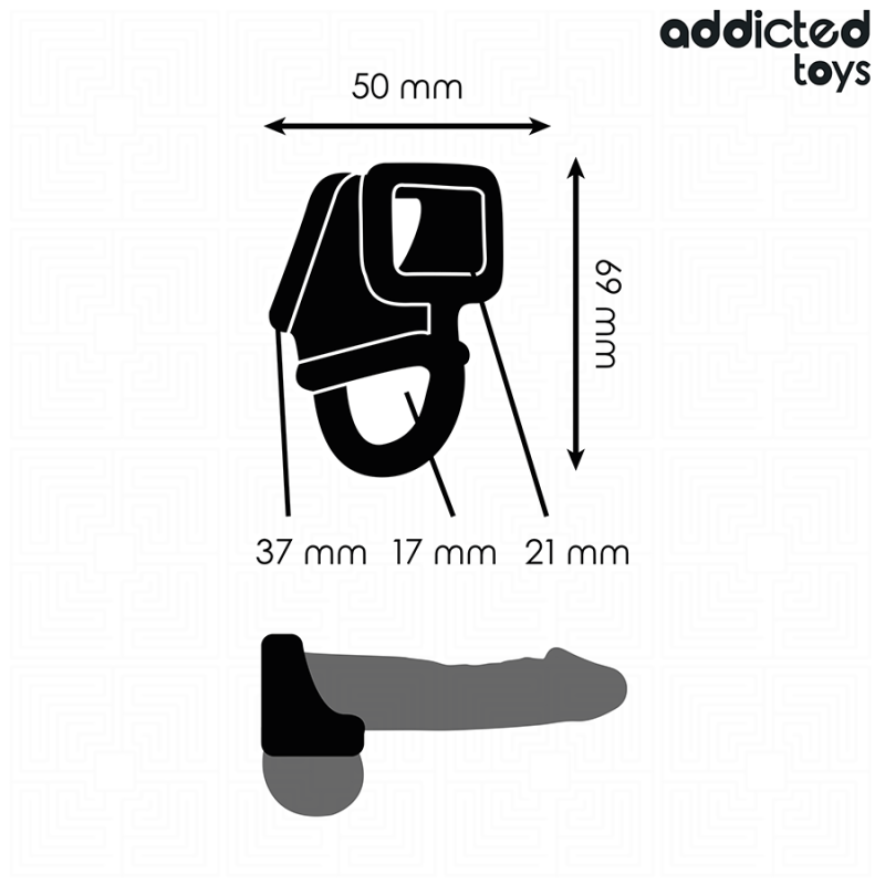 Addicted Toys - Anello Per Gabbia Pene - Addicted Toys - Guaine e Prolunghe | erosidea.com
