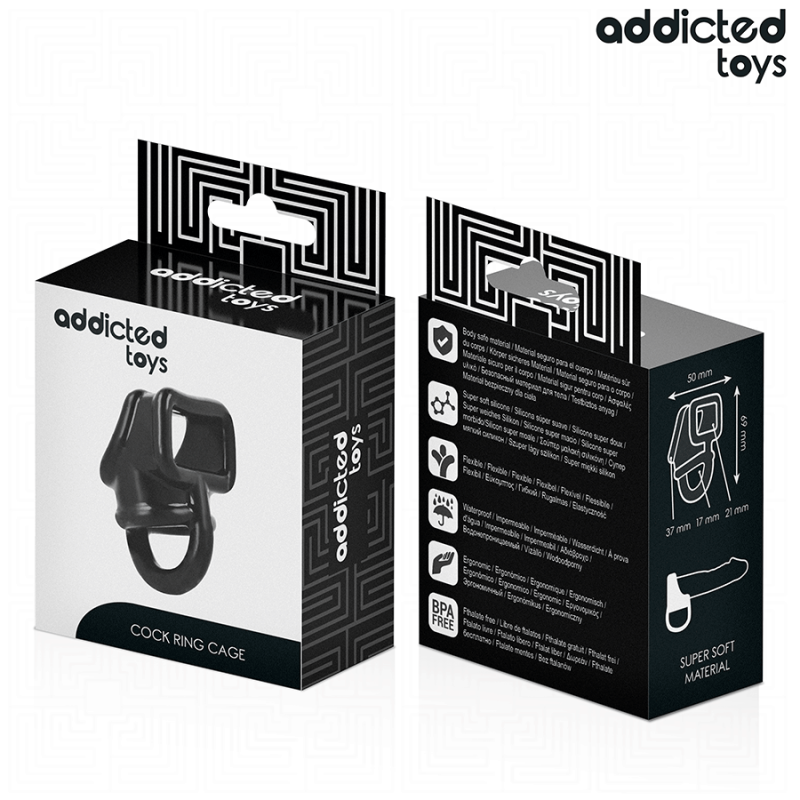 Addicted Toys - Anello Per Gabbia Pene - Addicted Toys - Guaine e Prolunghe | erosidea.com