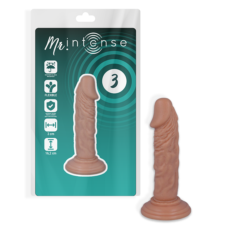 Mr Intense - 3 Dildo Realistico 16.2 cm x 3 Cm - MR. INTENSE - Dildo Realistici | erosidea.com