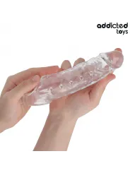 Addicted Toys - Estensione Pene Trasparente Taglia S 23 Cm - Addicted Toys - Guaine e Prolunghe | erosidea.com