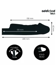 Addicted Toys - Estensione Pene Trasparente Taglia S 23 Cm - Addicted Toys - Guaine e Prolunghe | erosidea.com