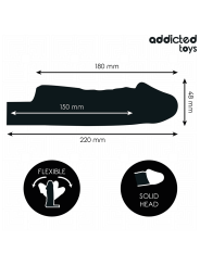 Guaina Addicted Toys Penis Extender Trasparente - Addicted Toys - Guaine e Prolunghe | erosidea.com