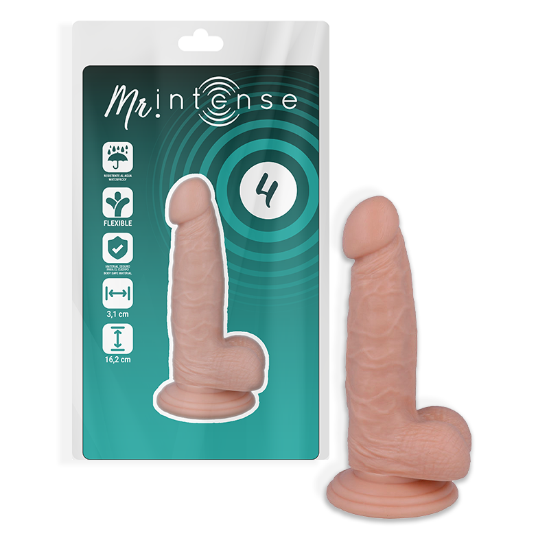 Mr Intense - 4 Dildo Realistico 16.2 cm x 3.1 cm - MR. INTENSE - Dildo Realistici | erosidea.com