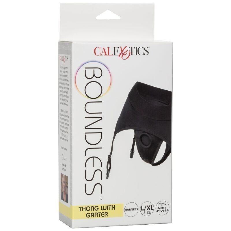 Calexotics - Perizoma Senza Sfilatura Con Giarrettiera S/M - CALEXOTICS - Strap-on e Imbracature | erosidea.com