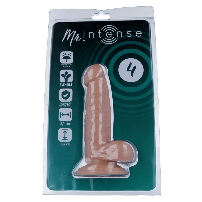 Mr Intense - 4 Dildo Realistico 16.2 cm x 3.1 cm - MR. INTENSE - Dildo Realistici | erosidea.com