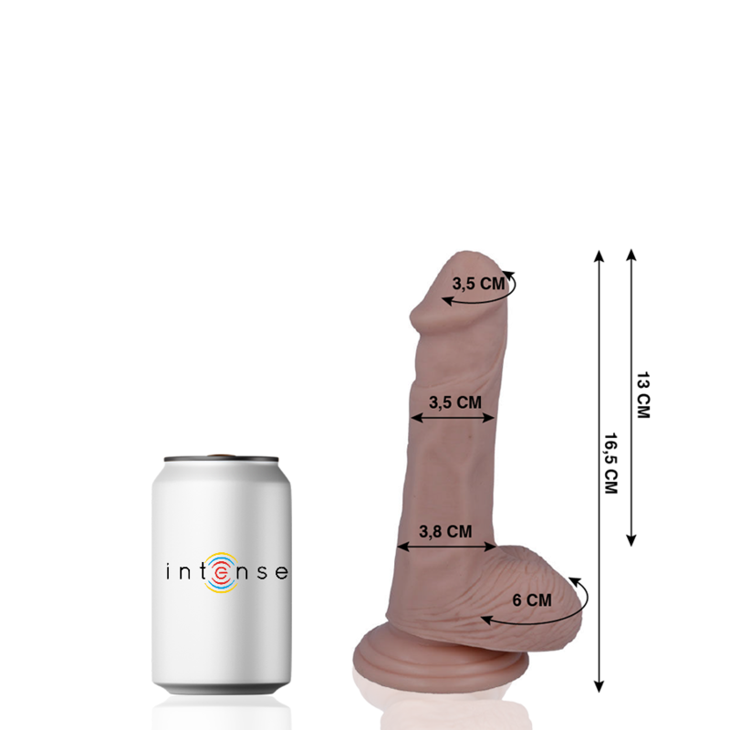 Mr Intense - 5 Dildo Realistico 16.5 cm x 3.5 cm - MR. INTENSE - Dildo Realistici | erosidea.com