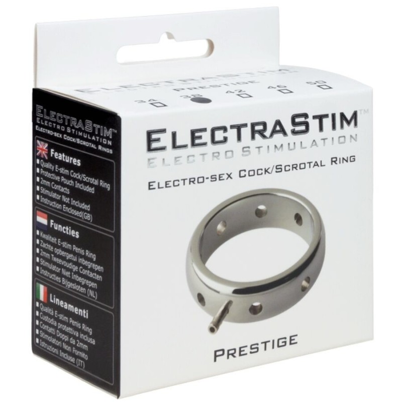 Electrastim - Anello Per Pene Elettromagnetico In Metallo Prestige 34 Mm - ELECTRASTIM - Costrittivi | erosidea.com
