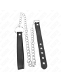 Kink - Anello Pene In Pelle 215 X 2 Cm Con Catena Metallo Da 60 Cm E Cinturino In Pelle - KINK RING POWER - Costrittivi | erosidea.com
