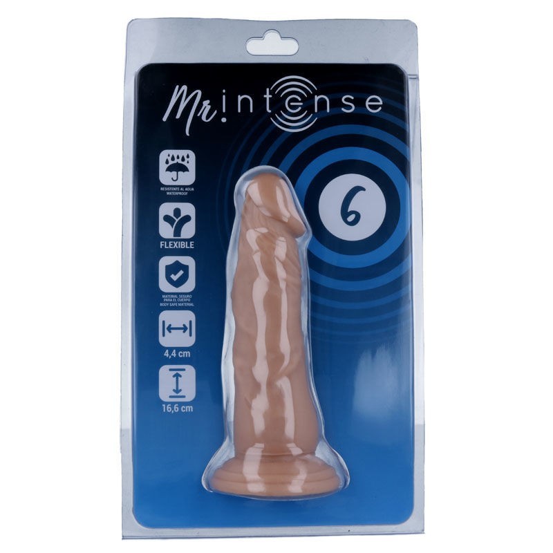 Mr Intense - 6 Dildo Realistico 16.6 cm x 4.4 cm - MR. INTENSE - Dildo Realistici | erosidea.com