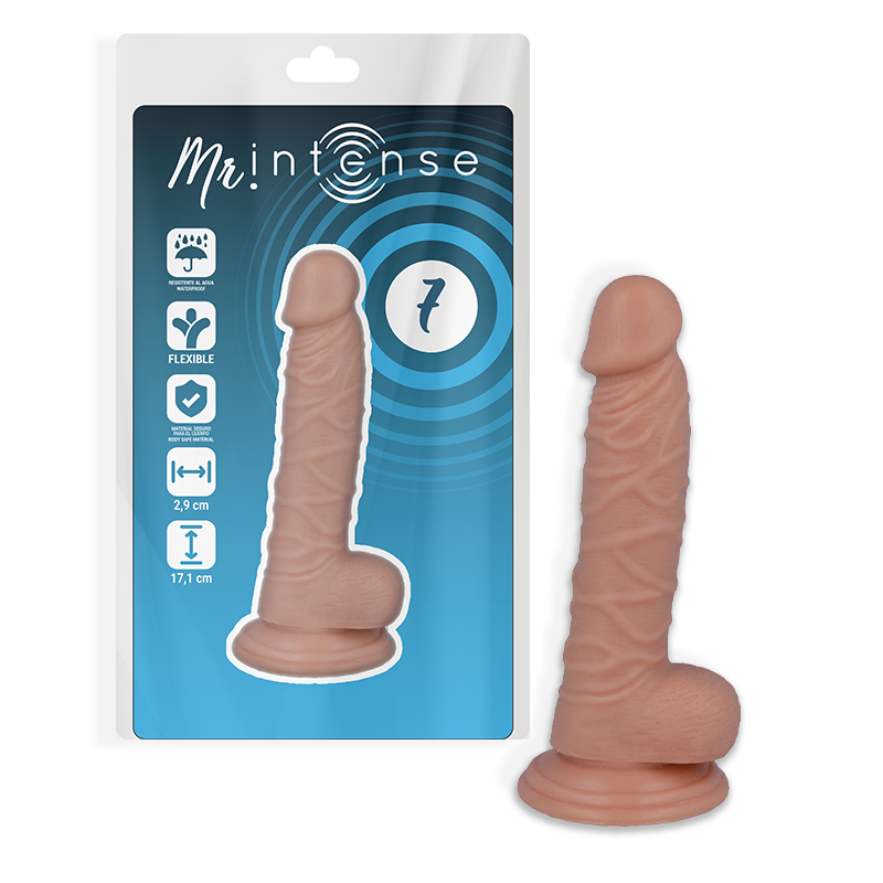 Mr Intense - 7 Dildo Realistico 17.1 cm x 2.9 cm - MR. INTENSE - Dildo Realistici | erosidea.com