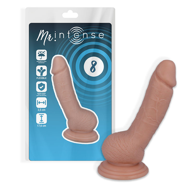 Mr Intense - 8 Dildo Realistico 17.6 cm x 3.5 cm - MR. INTENSE - Dildo Realistici | erosidea.com