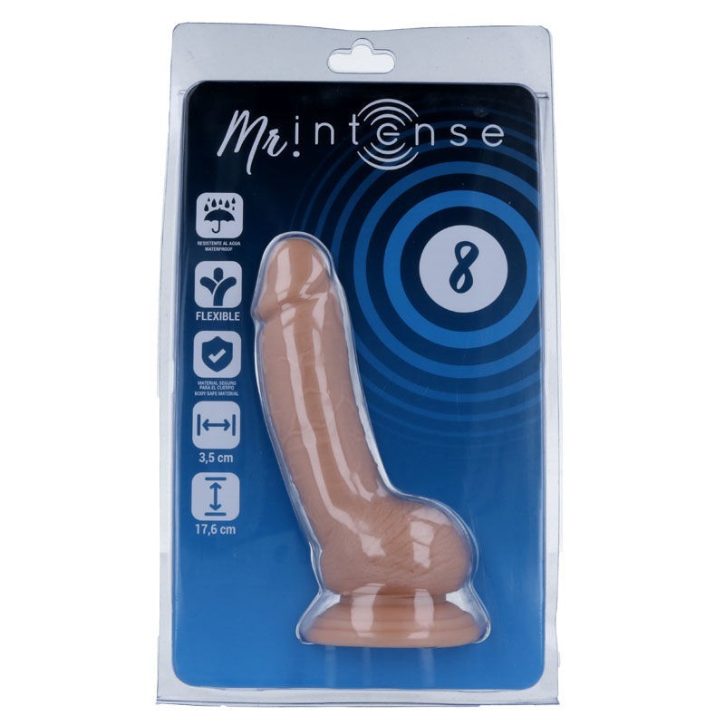Mr Intense - 8 Dildo Realistico 17.6 cm x 3.5 cm - MR. INTENSE - Dildo Realistici | erosidea.com