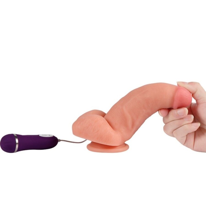 Shequ - Dildo Vibratore Aquila Rossa Con Telecomando 17 Cm - SHEQU - Vibratori Realistici | erosidea.com