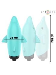 Intense - Echo Vibrante Bullet Delfino Blu 8 X 47 Cm - INTENSE FUN - Vibratori Mini | erosidea.com