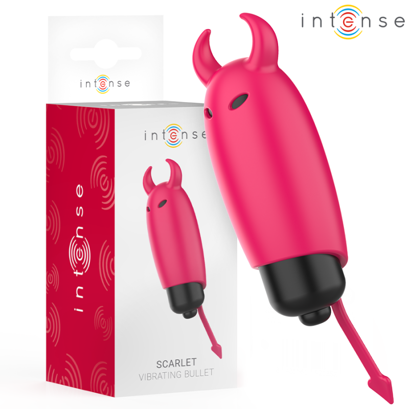 Intense - Bullet Vibrante Scarlatto Red Demon 93 X 24 Cm - INTENSE FUN - Vibratori Mini | erosidea.com