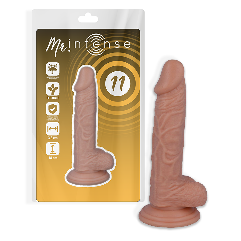 Mr Intense - 11 Dildo Realistico 18 cm x 3.8 cm - MR. INTENSE - Dildo Realistici | erosidea.com