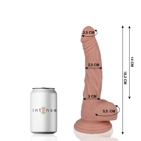 Mr Intense - 12 Dildo Realistico 18.2 cm x 2.5 cm - MR. INTENSE - Dildo Realistici | erosidea.com