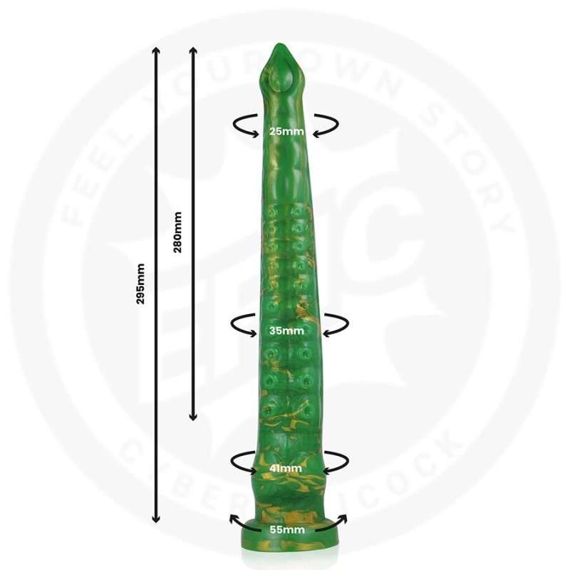 Epic - Dildo Hylos Flash Verde - EPIC - Dildo Speciali | erosidea.com