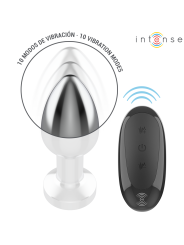 Intense - Plug Anale 10 Vibrazioni Metallo Con Telecomando M - INTENSE ANAL TOYS - Plug e Catene Anali | erosidea.com