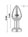 Intense - Plug Anale 10 Vibrazioni Metallo Con Telecomando M - INTENSE ANAL TOYS - Plug e Catene Anali | erosidea.com