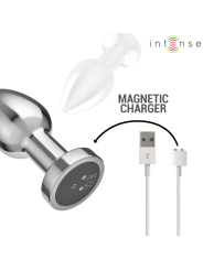 Intense - Plug Anale 10 Vibrazioni Metallo Con Telecomando M - INTENSE ANAL TOYS - Plug e Catene Anali | erosidea.com